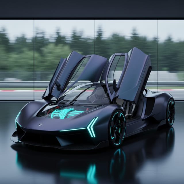Porsche Mission X: Nürburgrings elektriska tronarvinge