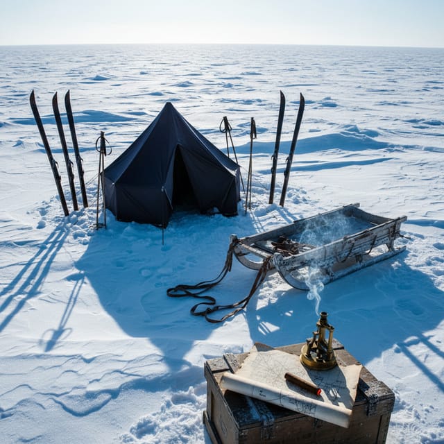 Roald Amundsen: A Cold Equation of Silk and Bone