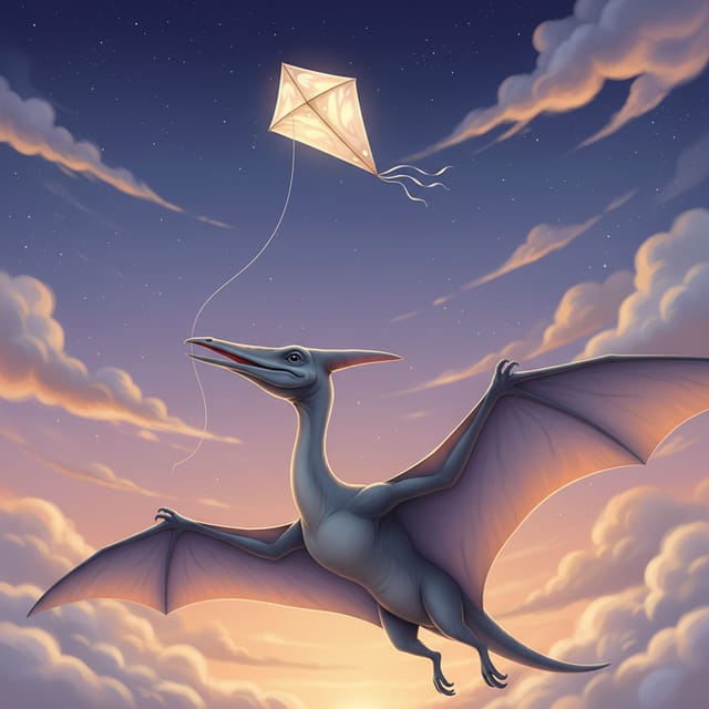 Molnens Vaggvisa: När Pteranodonen Fann sin Pappersdrake