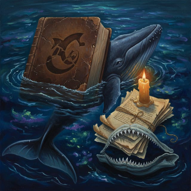 Herman Melville and sharks